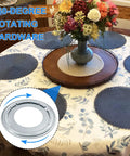 Kick Up Your Storage Game With This 8 Pack Of 12 Inch Lazy Susan Bearing Plates Delivering Bulletproof 1000 Lb Support For Dead Smooth Cabinet Rotation That Makes Any Diy Build Go Down Easy, displaying 360-degree rotating lazy susan.