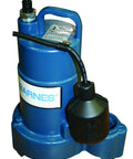 Heavy Duty Submersible Sump Pump To Kick Basement Flooding To The Curb with mechanical float switch and power cord.