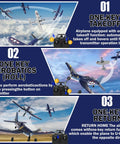4 Channel RC Plane Ready To Fly Aerobatic Aircraft For Beginners With Easy Control And Stable Flight F4U Corsair Style in flight