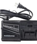 14.4-18V Battery Charger OEM Replacement For Cordless BSL1850 And BSL1860 Tools with power cord, front view