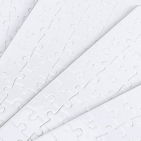 Blank Sublimation Jigsaw Puzzle Set 45 Pieces 8 By 11 Inches Heat Press Ready For DIY Projects Weddings Decor Family Activities DIY Vibes