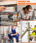 Electricians and technician using tools for wiring and installations in various settings, suitable for different electrical tasks.
