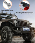 Mountain Themed License Plate Frames Gray On Black Raised Mountain Design Plastic Car Tag Holder With Screws Caps 2 Pack 2 Hole