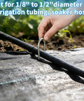 200 Pack 4 Inch Galvanized U Shaped Garden Staples For Drip Irrigation Soaker Hose And Tubing Ground Stakes Pro Grade