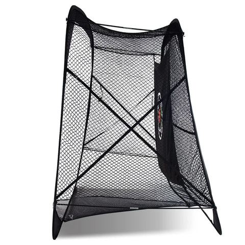 Pop Up Golf Practice Net 7x7x4ft Hitting Cage With Target for Driving and Chipping