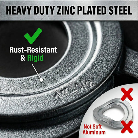Close-up of 60 Piece Rigid Conduit Reducing Washer Kit Three Quarters To Half Inch Zinc Plated Steel's rust-resistant detail