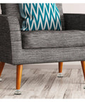 Heavy Duty Furniture Levelers With Floor Protection Adjustable Leveling Feet For Uneven Floors Say Goodbye To Wobble And Vibrations 20 Piece Set Durable Nylon Base Quiet And Easy Install on gray chair legs