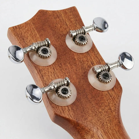 Cool Wakauto 20 Pack Guitar Tuner Washer Kit With Screws For Acoustic Guitars And Ukuleles To Stop Headstock Slippage And Secure Mounting Smooth Easy Install Durable Plastic And Metal Build, 4 guitar tuners on wood headstock