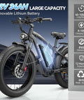Beast 6000W Dual Motor Ebike For Adults With 52V 34Ah Battery 45 MPH Top Speed Up To 100 Mile Range 24 Inch Fat Tire