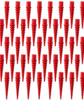 45 Piece Stripped Screw Hole Repair Kit For Wood And Furniture Fixes For Door Hinges And Cabinets Fits Two To Sixteen Wood Screws With Push In Plugs Red DIY Friendly Cabinet Doors Drawers And Furniture Repair Anchors, red ABS plugs