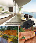 400 Pack Heavy Duty Hidden Deck Fasteners For Composite Board Installation With Screws And Dual Clip Variations shown in outdoor setting.