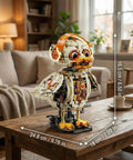 Gear Driven Mechanical Duck Build Set With Rotating Head And Moving Wings, Motor Drive Module, 1168 Piece Engineering Toy, Epic Gift For Adults And Tech Enthusiasts, Creative STEM Project For Birthday. 16.5 cm duck model