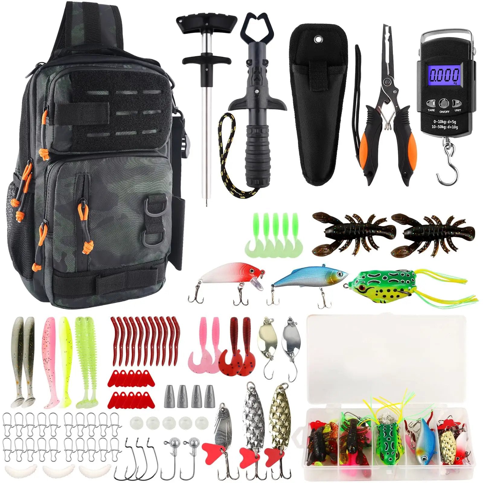 All In One Fishing Backpack With Gear Kit ✓