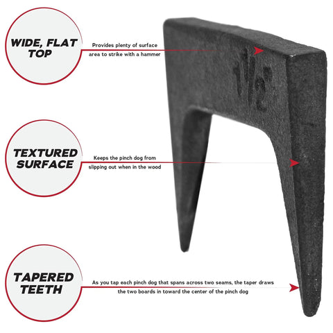 Built Tough One Half Inch Pinch Dogs Woodworking Clamps That Gonna Pull Your Boards Tight For Seamless Panel Joints And Rock Solid Joinery That Never Drops The Ball On Any Shop Job