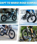 Cyclists riding on diverse terrains using 20x4.0 Fat Tire Tube And Folding MTB Tire Puncture Resistant Inner Tube For Mountain Bikes And E Bikes All Terrain Directional Tread High Volume For A Smooth Rugged Ride.
