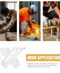 Heavy Duty Heat Resistant Aluminum Foil Arm Sleeves, waterproof cut resistant forearm guards used by tradesmen while working.