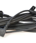 Cord Set Assembly For Avalir Vacuum 120V Black Replacement Cord OEM Authorized, durable and coiled on white