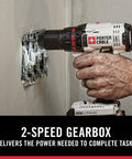 Rock Solid Cordless Drill And Impact Driver Combo Kit Packing Two Powerful Tools For Nitty Gritty Projects With Compact Build in use.