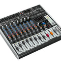 XenYX X1222USB Premium Sixteen-Input Two-By-Two Bus Mixer With Boutique-Quality Mic Preamps Four Pro-Grade Compressors