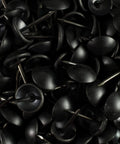 High Quality Matt Black Upholstery Nails And Vintage Decorative Tacks 100 Piece Pack With 7 16 Inch Heads for DIY and restoration