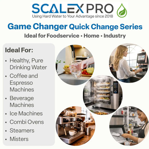 Game Changer 10in Water Filter Replacement with NAC Scale Prevention and Coconut Shell Carbon Block Filtration for appliances
