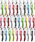Colorful 40 Piece 3 In 1 Wine Opener Corkscrew Set With Serrated Foil Cutter For Waiters And Home Bars Heavy Duty Metal Tools