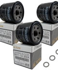 Three Pack Oil Filter Replacement Kit With OEM Cartridge, Compatible With Select 1995-2024 Vehicles, OE B6Y1-14-302A