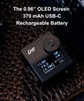 LD Light Meter Pro For Vintage Cameras And Film Photography With One Tap Exposure And Distance Calculator, Ultra Narrow 7 Degree Spot Meter, Built In Laser Rangefinder, Pocket Size All In One Meter For Fast Accurate Shots On The Go No Guesswork. Black pocket light meter with OLED screen on leather texture