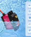 High Torque 20Kg RC Servo Motor Waterproof Full Metal Gear Steering submerged in water showcasing waterproof feature