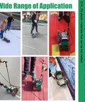 Multiple angles of Professional 5500W Hot Air Welding Machine With PID Temp Control For PVC Banners And Roof Waterproofing Membranes in use.