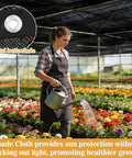 Beefy 70 Percent Shade Cloth For Garden Black Mesh Tarp 6.5 By 10 Feet Outdoor Sun Shade Net For Patio Plants And Greenhouse UV Blocking