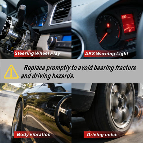 Symptoms indicating need for Beefed Up Rear Wheel Bearing Hub Assembly With 5 Lugs And ABS Replacement Fits Hyundai Sonata 2015 2019 Tucson 2016 2021 Veloster N 2020 2022 Kia Cadenza 2017 2020 Optima 2016 2020 Sportage 2017 2021