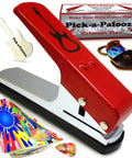 DIY Guitar Picks Punch Mega Pack For Musicians Custom Pick Maker Kit with leather keychain and colorful pick strips