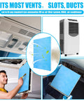 12 X 120 Inch MERV 6 Reusable Air Vent Filter Cut To Size Electrostatic Floor Vent Filter in use with HVAC system