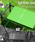 10.2 Inch Wider Soft Pad Garden Kneeler And Seat Heavy Duty Folding Stool For Gardening with 350 lbs capacity.