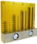 Hand Gauge Watch Tool That Makes It Easy To Measure The Original Hand Hole Size On Hour And Minute Hands For Wristwatches And Pocket Watches, Even If The Hands Are Broken, with MM gauge.