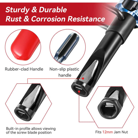 Integrated 12mm Valve Adjustment Wrench With Jam Nut Slot For Dead On Clearances And No Sweat Engine Tune Ups That Works Sweet For Any Motorcycle Or Car Repair
