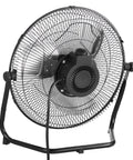 Heavy Duty 14 Inch Floor Fan Becomes A Cooling Beast With 2560 CFM Airflow, 3 Speeds, Industrial Grade Build, rear view