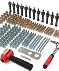 Rivet Nut Drill Adapter Kit With 290 Rivet Nuts And 13 Mandrels Converts Any Drill Into Quick Pro Grade Rivet Nut Insertion