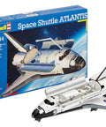 Space Shuttle Atlantis 1 To 144 Scale Model Kit With 64 Parts, Multicolor Finish, Landing Gear Extendable Or Retractable, Box View
