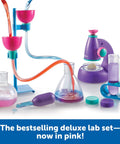 Primary Science Deluxe Lab Set 45 Piece STEM Kit With Microscope And Sensory Tube 20 Hands On Experiments For Ages 3 And Up.