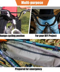 Beefy 22.2mm BMX Handlebar 670mm Wide High Rise 160mm With 6 Degree Backsweep And 3 Degree Upsweep Steel Riser Bar in use