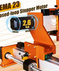 Big Benchtop CNC Router With 33x33 Inch Work Area And Four Point Seven Two Inch Pass Height NEMA 23 Closed Loop Steppers