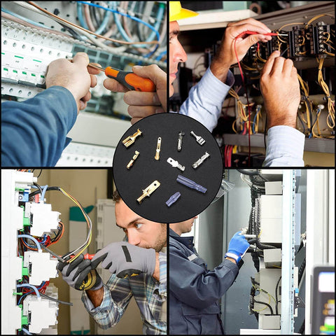 150 Piece Quick Splice Spade Connectors Kit with Insulated Nylon Sleeves for detailed car audio wiring applications.