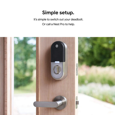 Tamper Proof Smart Lock With Led Keypad For Keyless Entry And Heavy Duty Protection Replaces Standard Deadbolt Straightforward Install For Front Doors In Classic Satin Nickel Finish Lock Your Crib Down Tight No Sweat