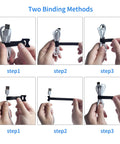 Six Inch Black Reusable Cable Ties Pack of 200 For Easy Cable Management, Adjustable Cord Straps, Cable Organizer, Hook Loop Cords Wrap, Keeps Wires Neat at Home, Office and Data Center Setups shown wrapping USB cables