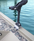 90 Degree Boat Track Rod Holder Extender for Versatrack Lund Ranger Lowe Gunnel Systems Marine Grade Aluminum Right Angle Bracket on boat rail