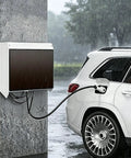 Top Shelf Weatherproof Wall Mount Ev Charger Cover With Reinforced Acrylic Door And Heavy Duty Uv Rain Shield built for outdoor charging in rain.