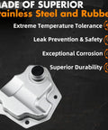 CVT Transmission Filter And Oil Pan Gasket Kit Compatible With Jeep Nissan Dodge Mitsubishi Models including durability features
