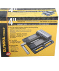 Packaging of Flat Drill Press Vise 4 Inch For Home Shop Use Heavy Duty Malleable Cast Steel Body with 4 Hole Reinforced Base